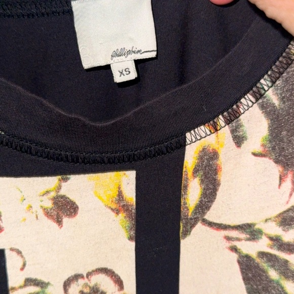 3.1 Phillip Lim tank tee long length  "GET IT GIRL" crew neck XS - Picture 6 of 10